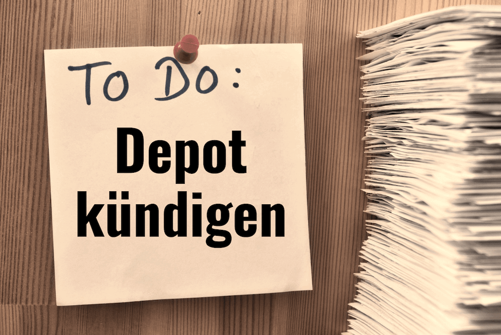 Depot kündigen