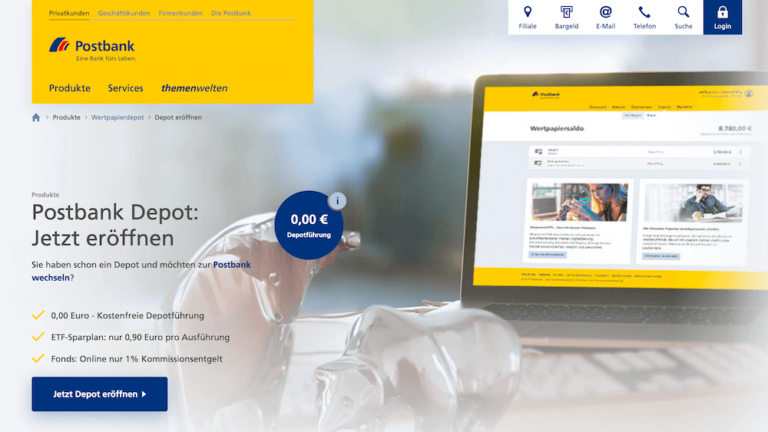 Postbank Depot Erfahrungen & Test (Update 02/2024)