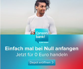 Consorsbank Einsteiger-Depot: 6 Monate für 0 Euro handeln