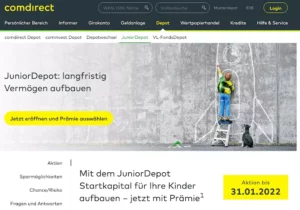 comdirect Junior Depot