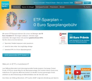 Consorsbank ETF-Sparplan